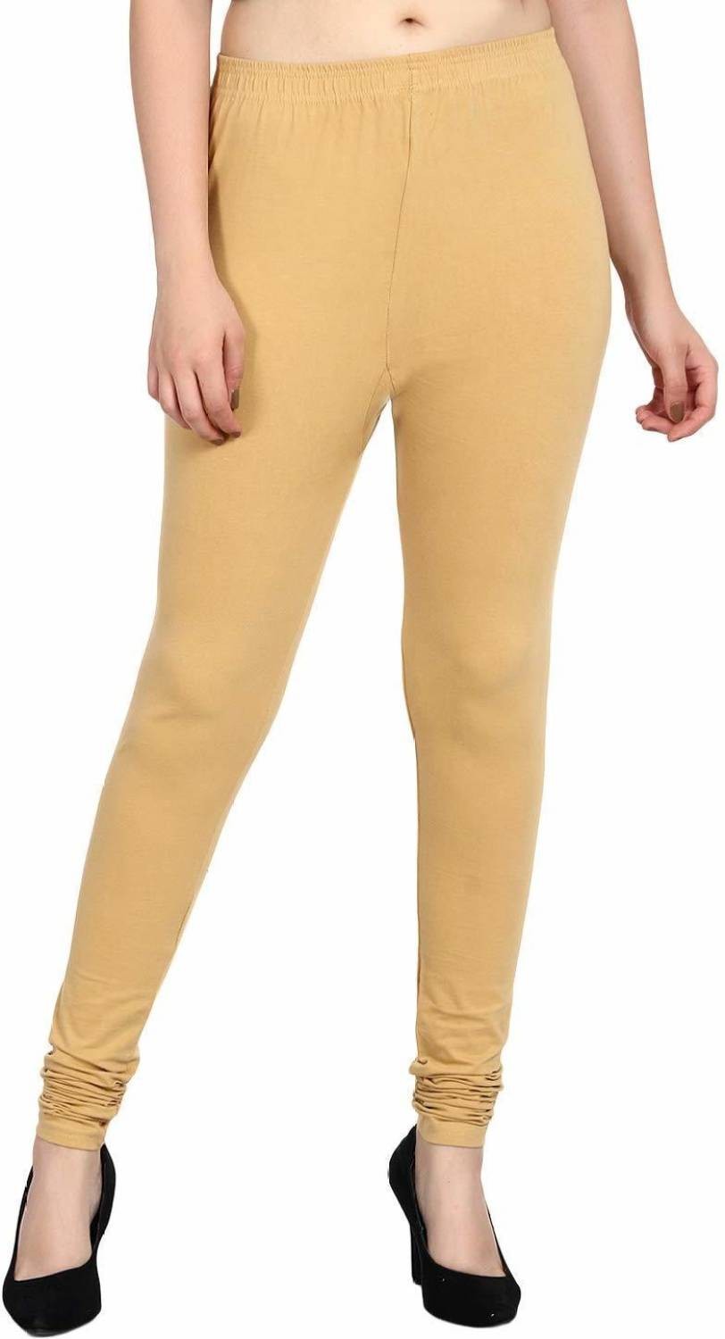 Lyra Ankle Length Ethnic Wear Legging  (Brown, Solid)
